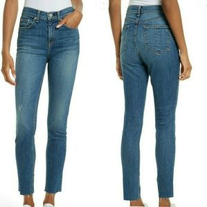 Rag & Bone High Rise Skinny El Cut Hem NWT